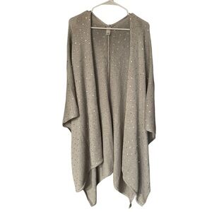 NWOT! Chico’s Metallic Open-Front Cardigan